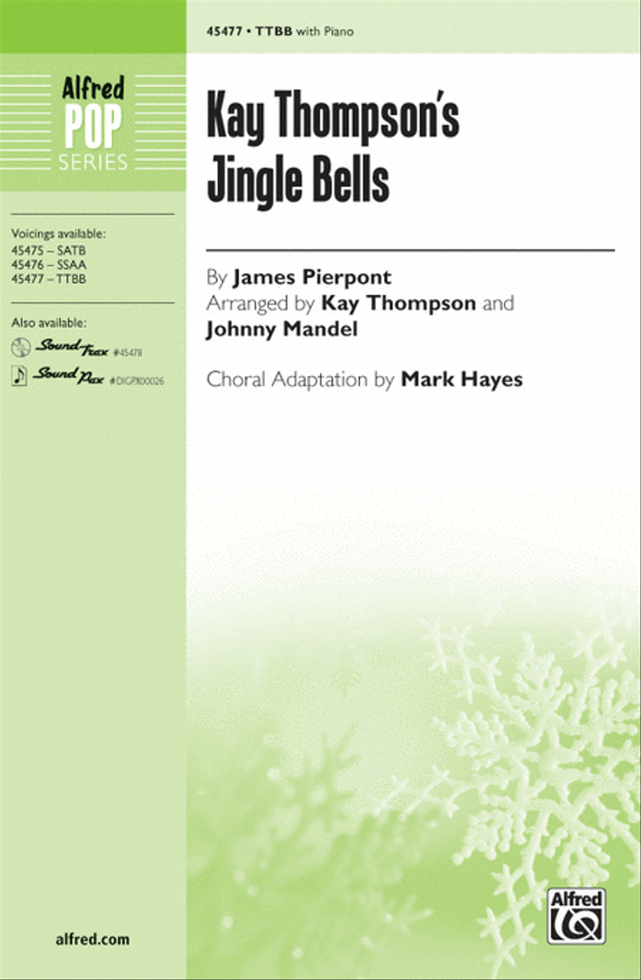 Kay Thompson's Jingle Bells Men's Choir scores gallery preview page 1