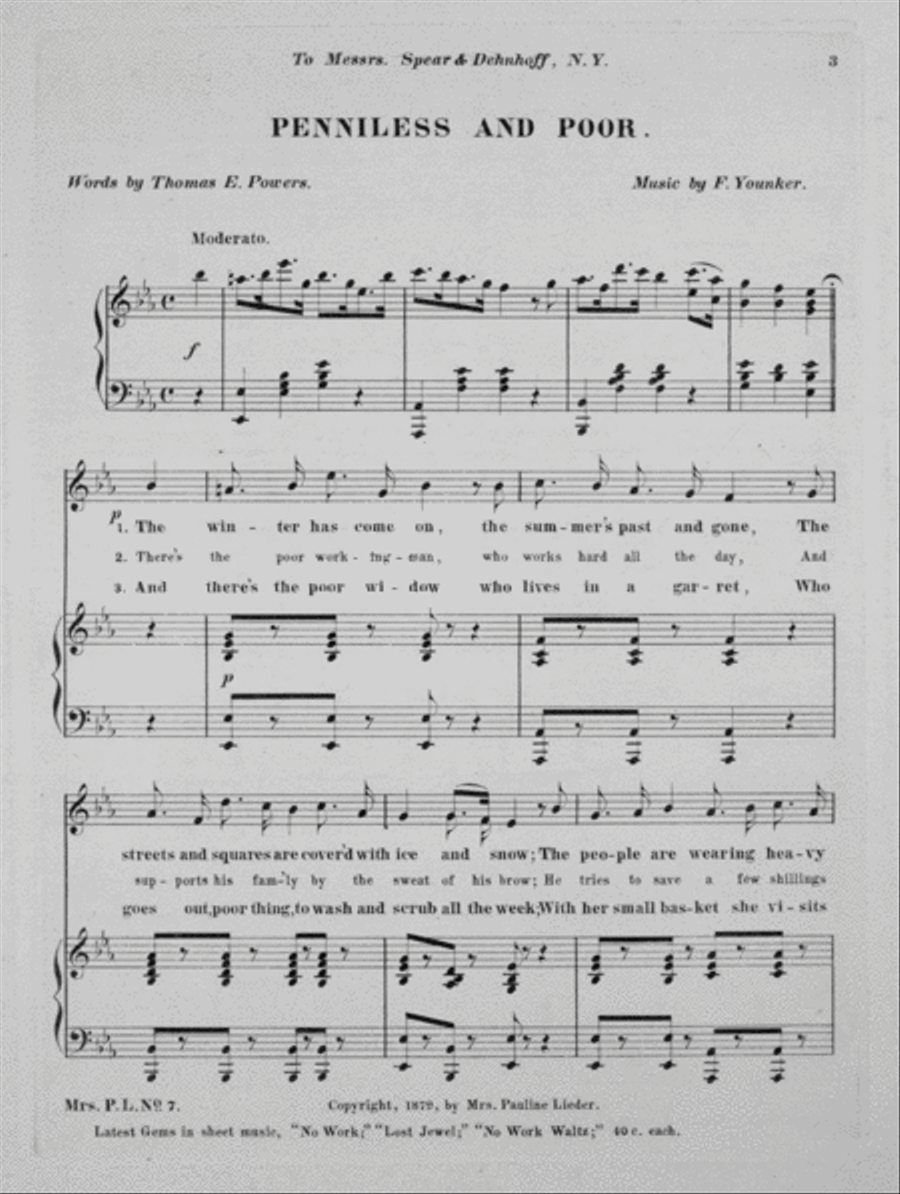 Penniless and Poor Voice scores gallery preview page 2