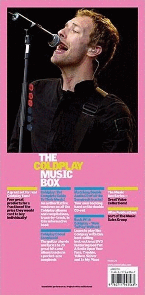 Coldplay Music Box Book/CD/Dvd