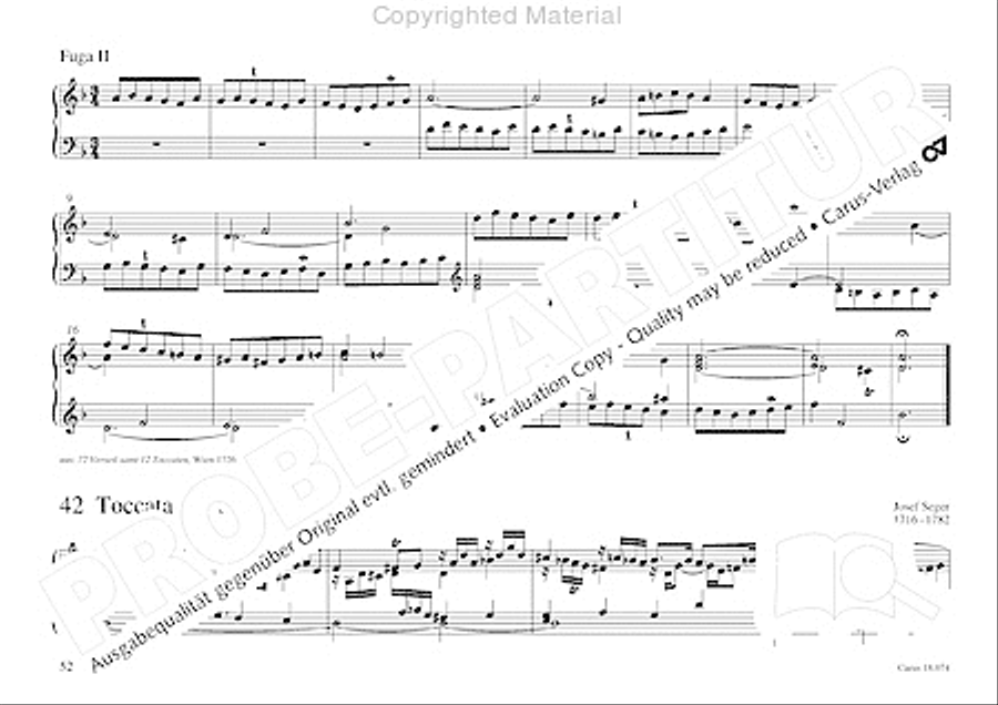 Organo pleno. Orgelstucke zum Ein- und Auszug Organ Solo scores gallery preview page 60