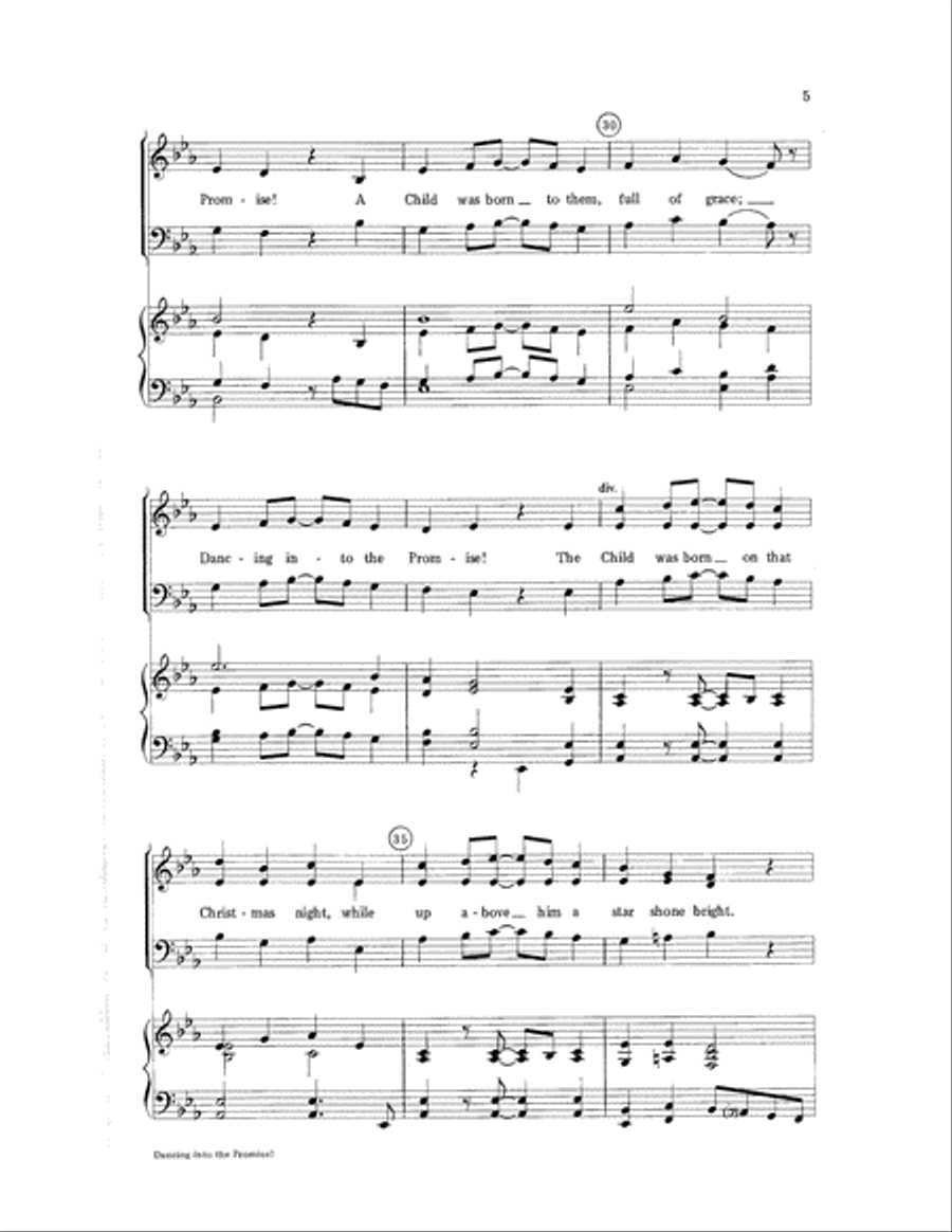 Dancing Into the Promise 3-Part scores gallery preview page 5