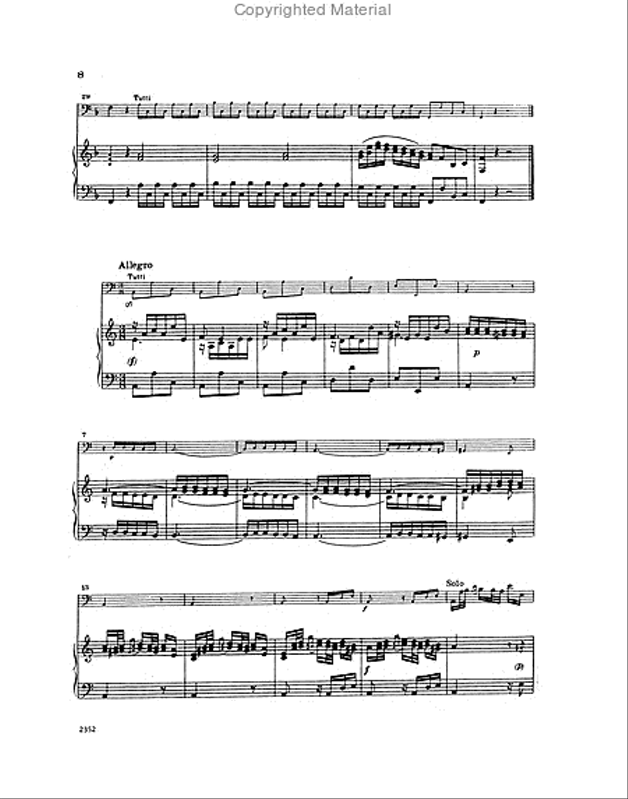Concerto In A Minor, Rv 498 Bassoon Solo scores gallery preview page 4