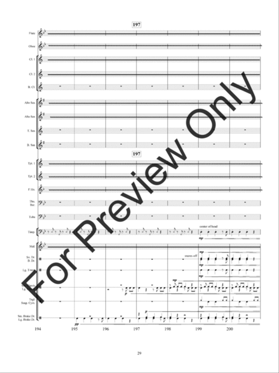 Haunted Mine Concert Band scores gallery preview page 32