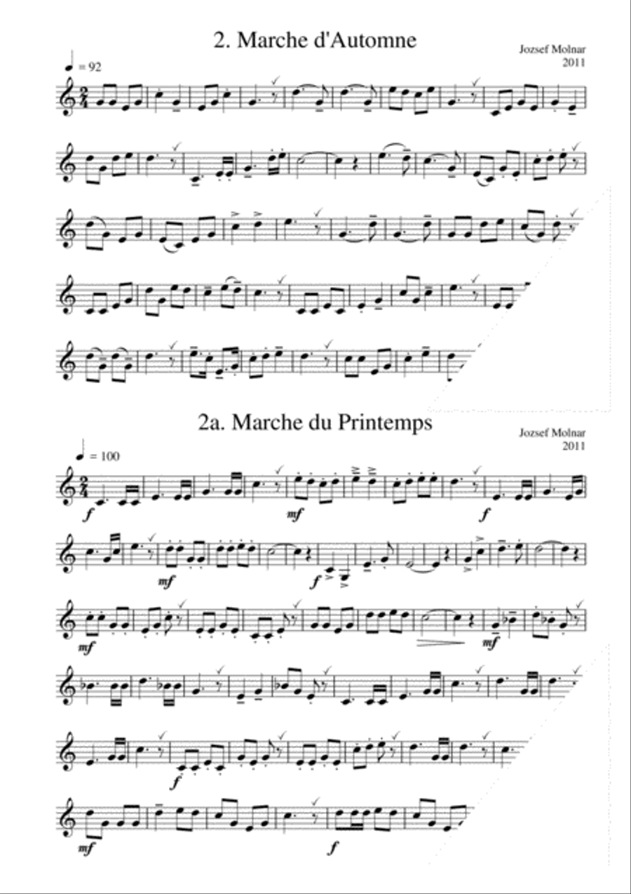 Les 4 Saisons Alphorn scores gallery preview page 9