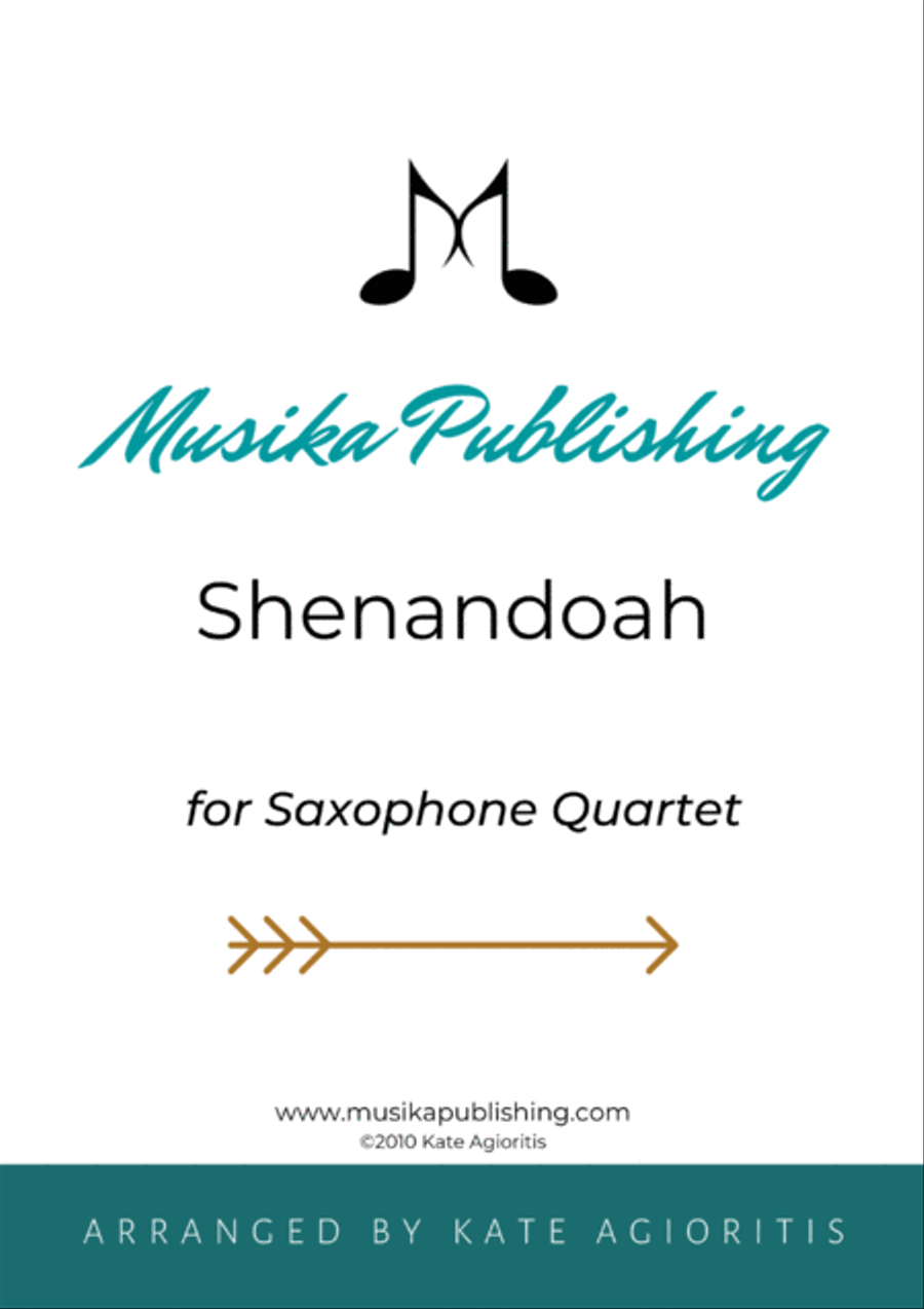 Shenandoah - for Saxophone Quartet Saxophone Quartet scores gallery preview page 3