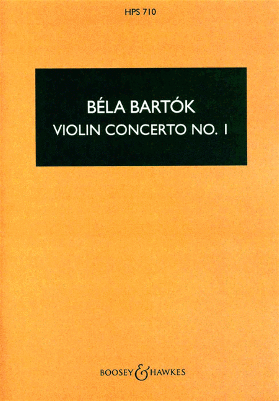 Violin Concerto No. 1, Opus Posthumous Orchestra scores gallery preview page 1
