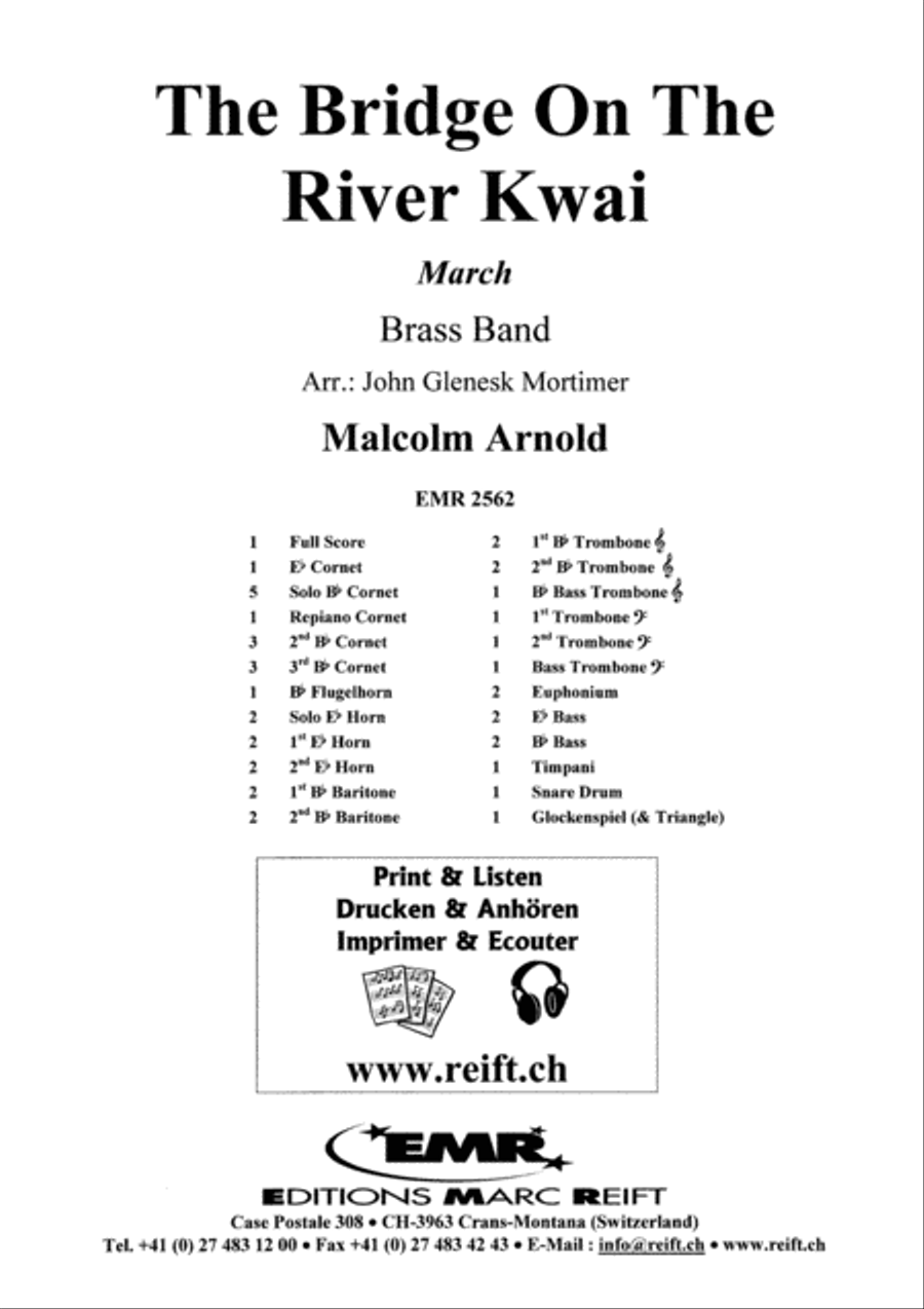The Bridge On The River Kwai Brass Band scores gallery preview page 2