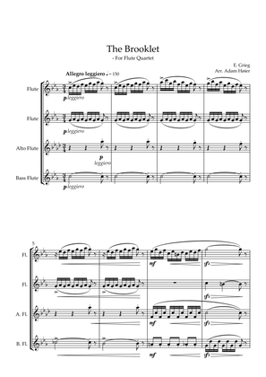 Grieg: The Brooklet - Flute Quartet