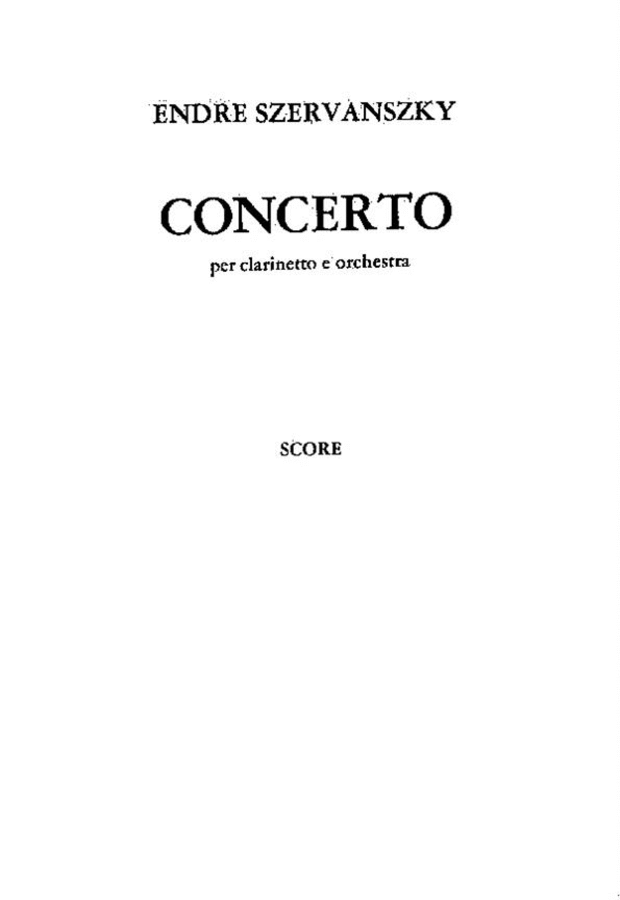 Konzert für Klarinette und Orchester