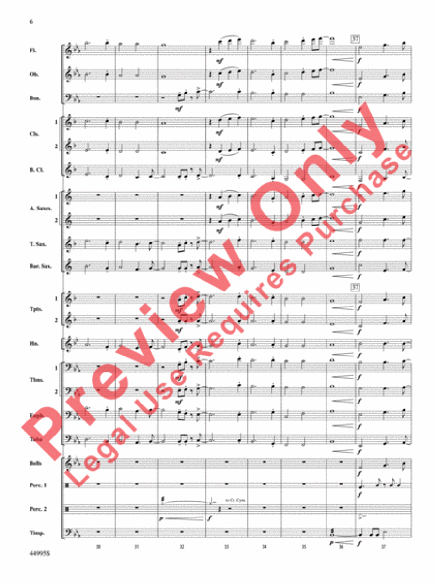 Djembe Laya Concert Band scores gallery preview page 7