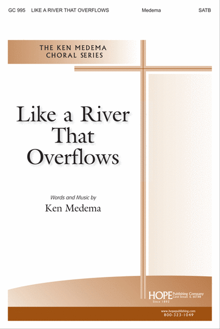 Like a River that Overflows 4-Part scores gallery preview page 1