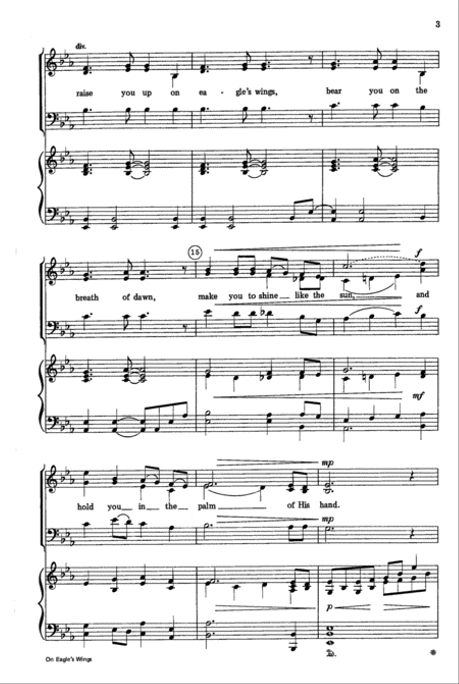 On Eagle's Wings On Eagle's Wings 4-Part scores gallery preview page 4