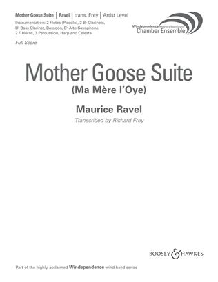 Mother Goose Suite (Ma Mére L'Oye) (arr. Richard Frey) - Conductor Score (Full Score)