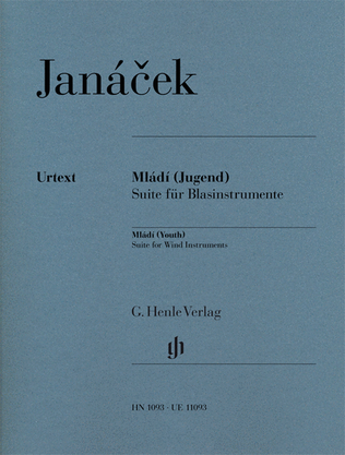 Book cover for Mládí (Youth) – Suite for Wind Instruments