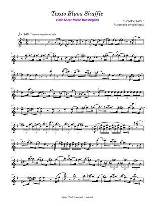 Texas Blues Shuffle (jazz violin)