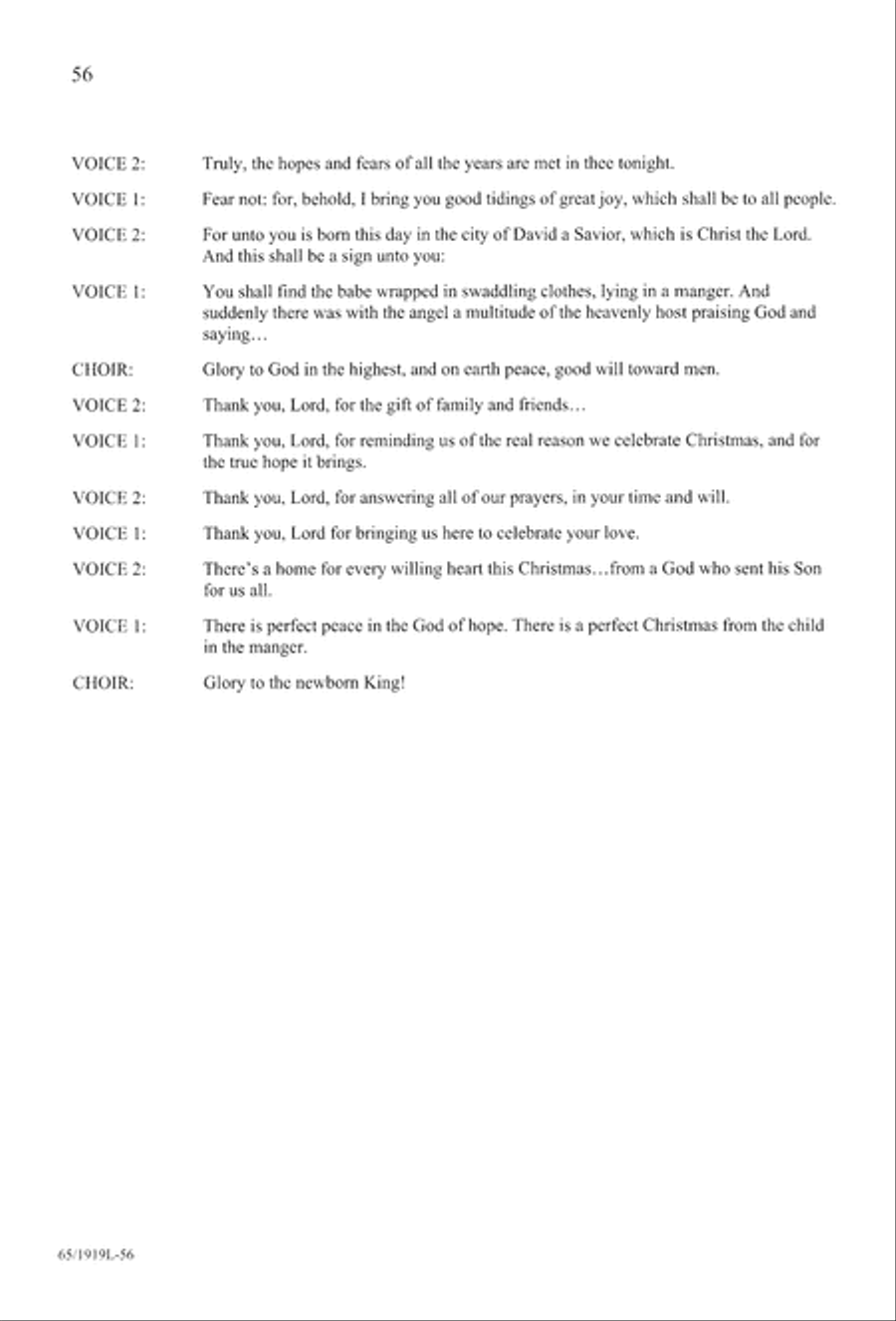 The Perfect Christmas 4-Part scores gallery preview page 58