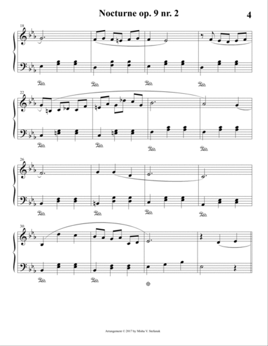 30 Chopin Easy Piano Classics Easy Piano scores gallery preview page 4
