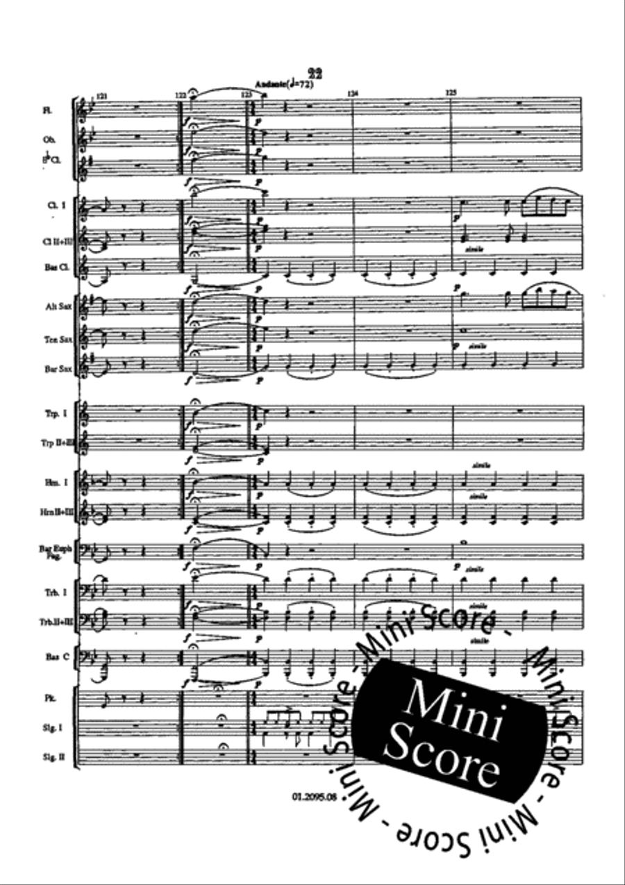 Paganini Variations Paganini Variations Fanfare Band scores gallery preview page 28