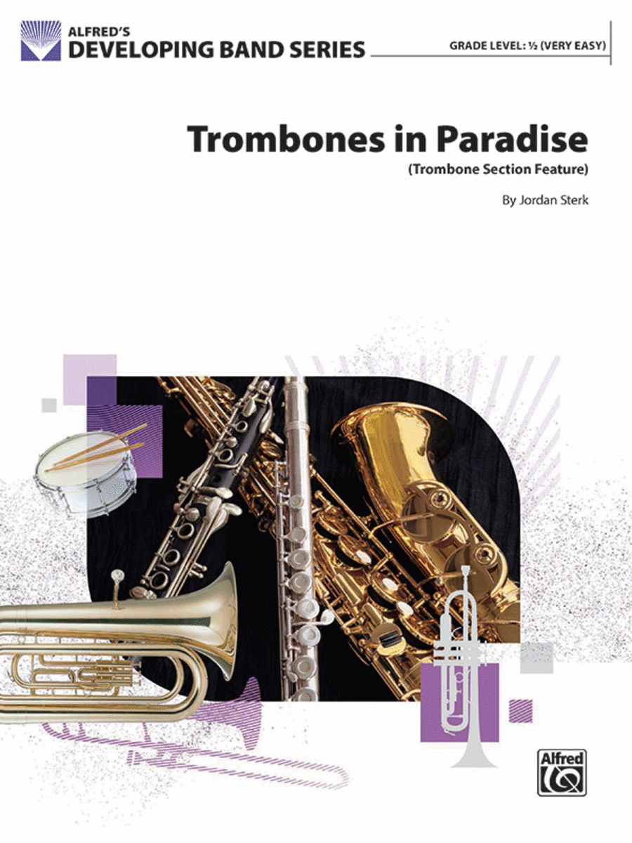 Trombones in Paradise Concert Band scores gallery preview page 1