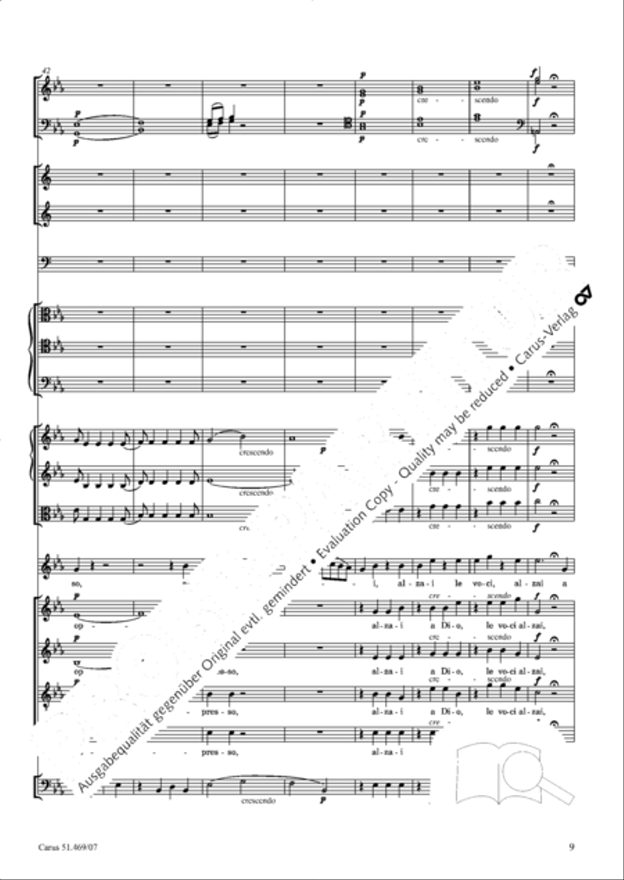 Davide penitente 4-Part scores gallery preview page 22