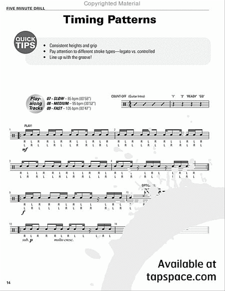 Five Minute Drill Percussion scores gallery preview page 15