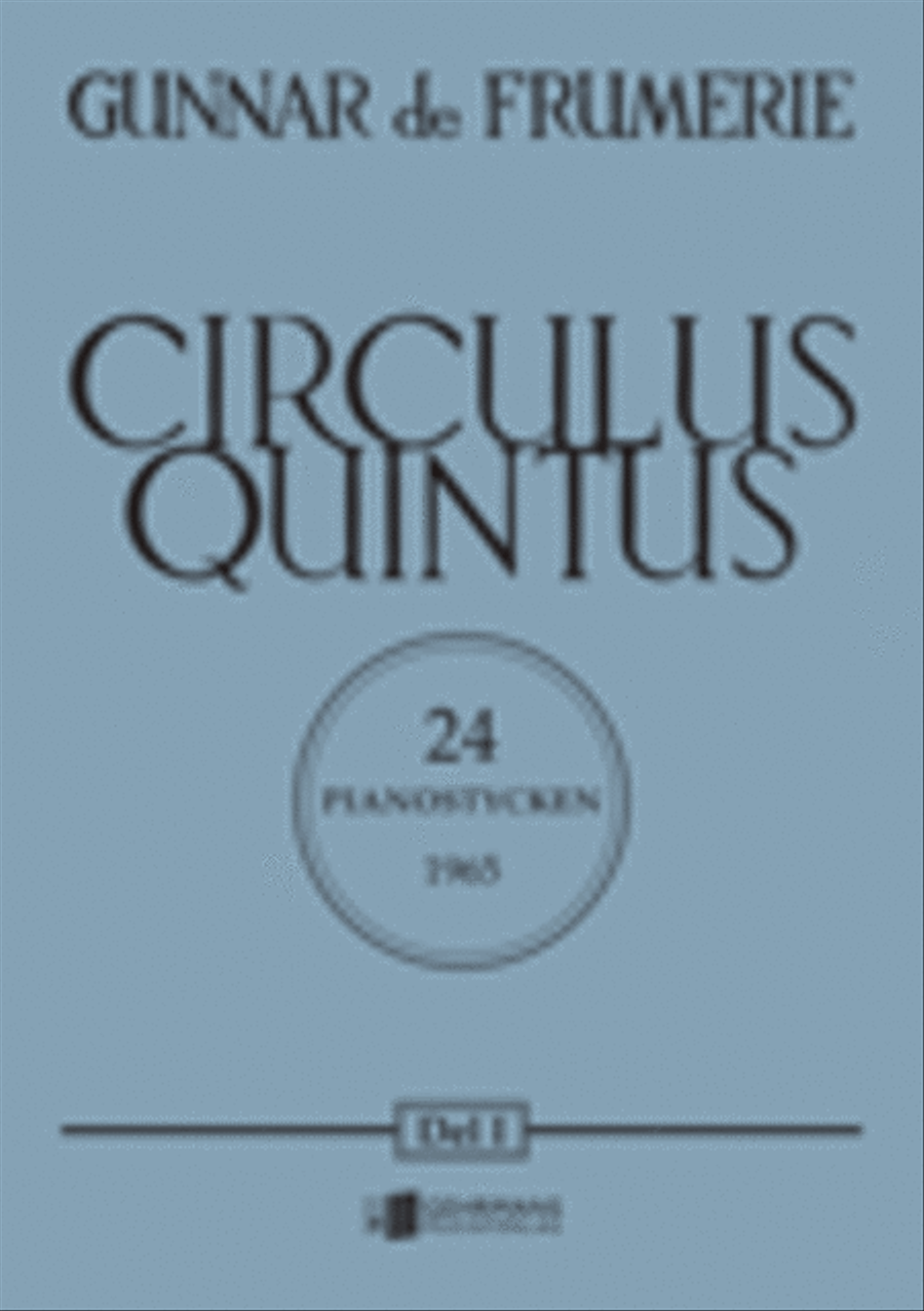 Circulus quintus Piano Solo scores gallery preview page 1