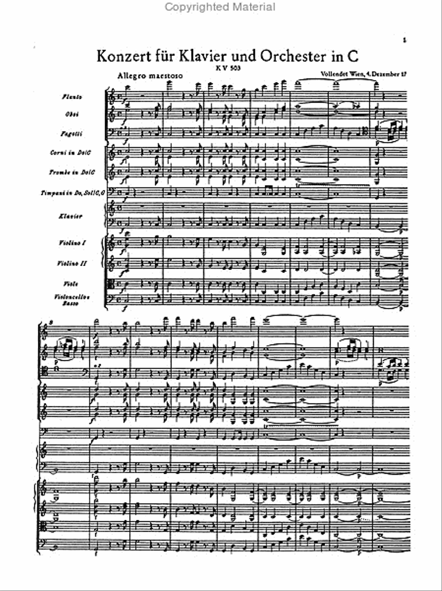 Klavierkonzerte, Band 7 Orchestra scores gallery preview page 4