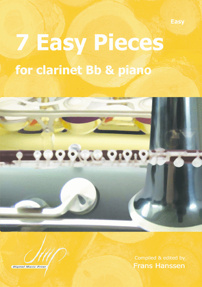 Book cover for 7 Easy Pieces For Clarinet and Piano