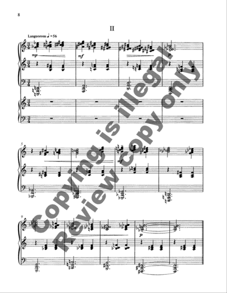 Holland Waltzes Piano Duet scores gallery preview page 9