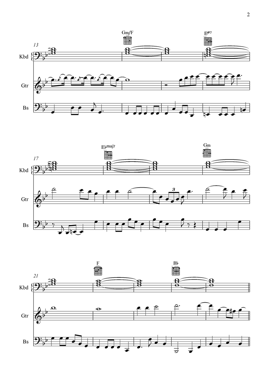 In A Broken Dream Piano, Vocal scores gallery preview page 3