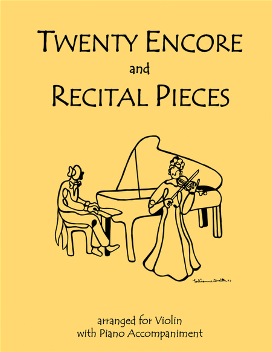 20 Encore and Recital Pieces for Violin and Piano Violin Solo scores gallery preview page 1