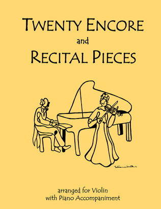 Book cover for 20 Encore and Recital Pieces for Violin and Piano