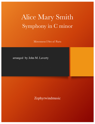 Book cover for Symphony in C minor Movement I Parts
