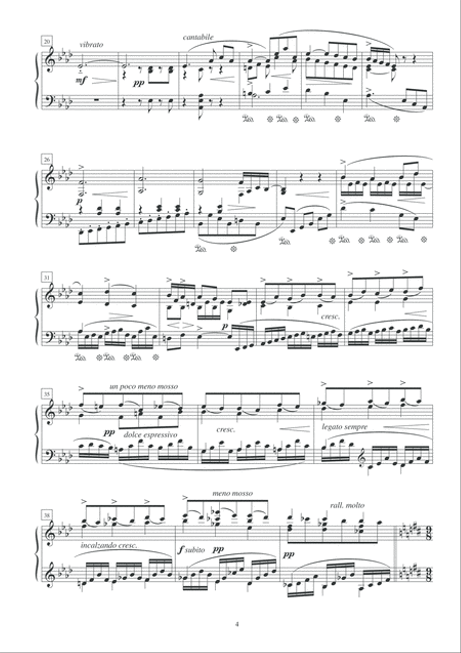 Elegia. L'addio Piano Solo scores gallery preview page 6