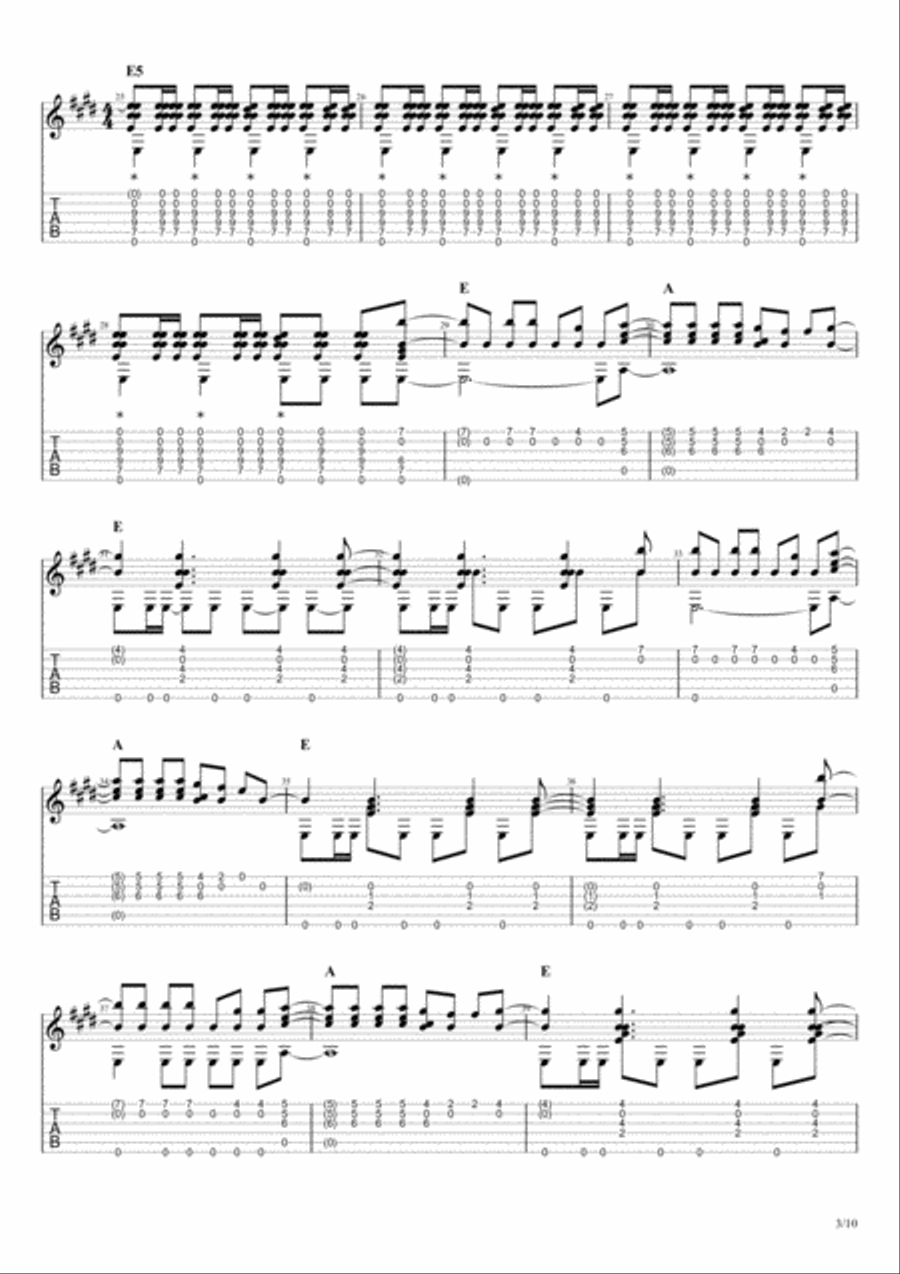 Roll Away Your Stone Roll Away Your Stone Electric Guitar scores gallery preview page 3