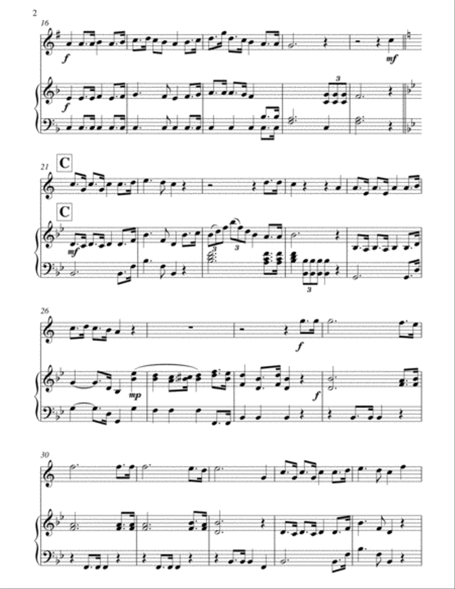 Hunting Song Hunting Song Trumpet Solo scores gallery preview page 3