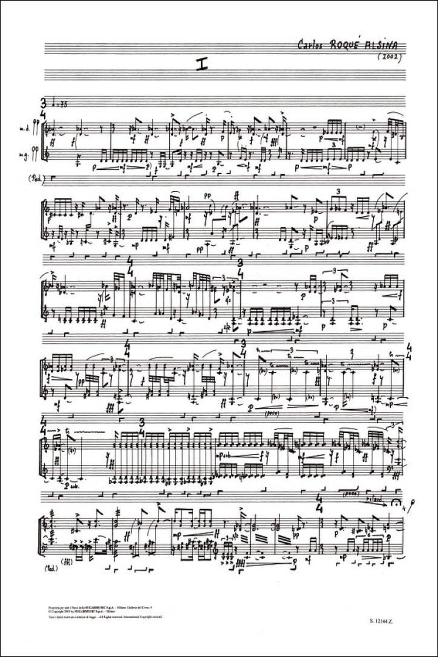Reflets En Trio (2003) Marimba scores gallery preview page 2