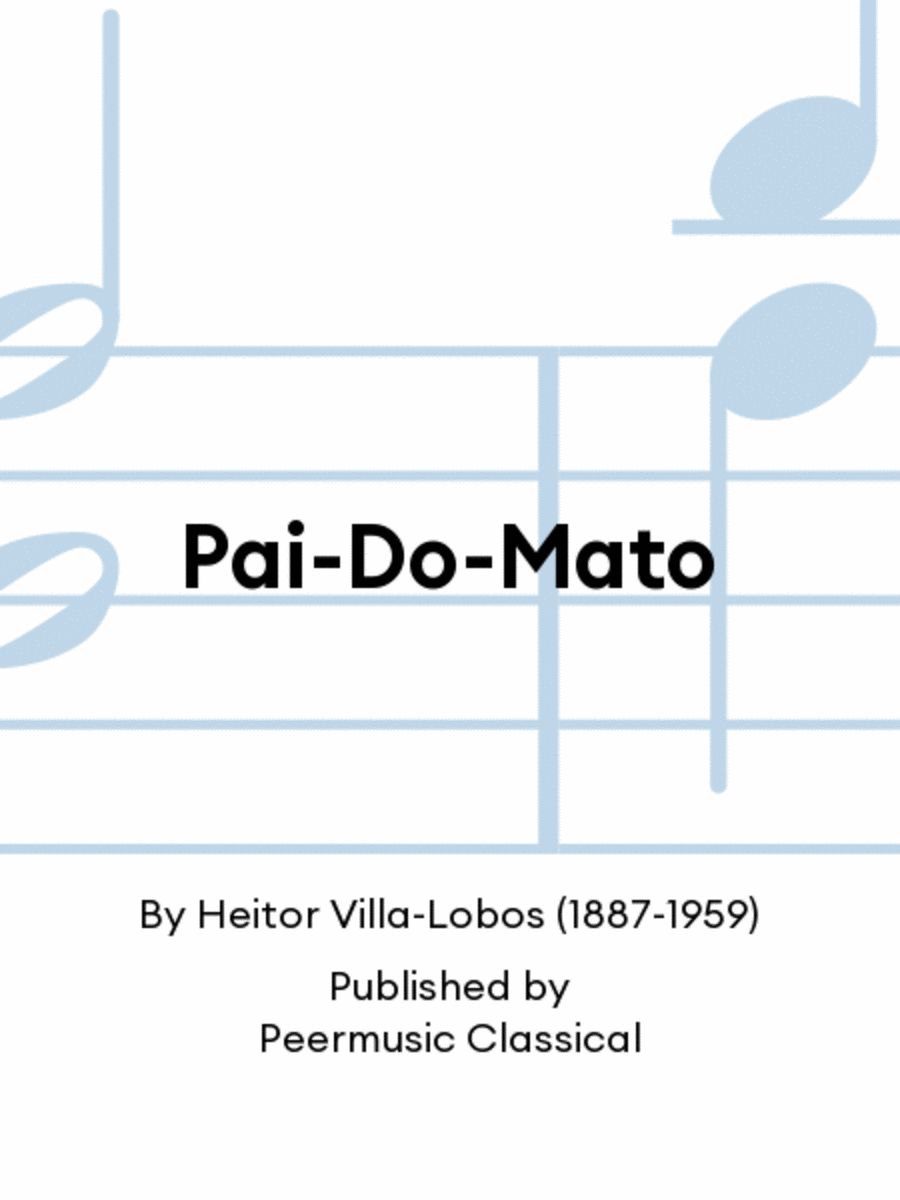 Pai-Do-Mato Chamber Music scores gallery preview page 1