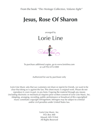 Jesus, Rose Of Sharon
