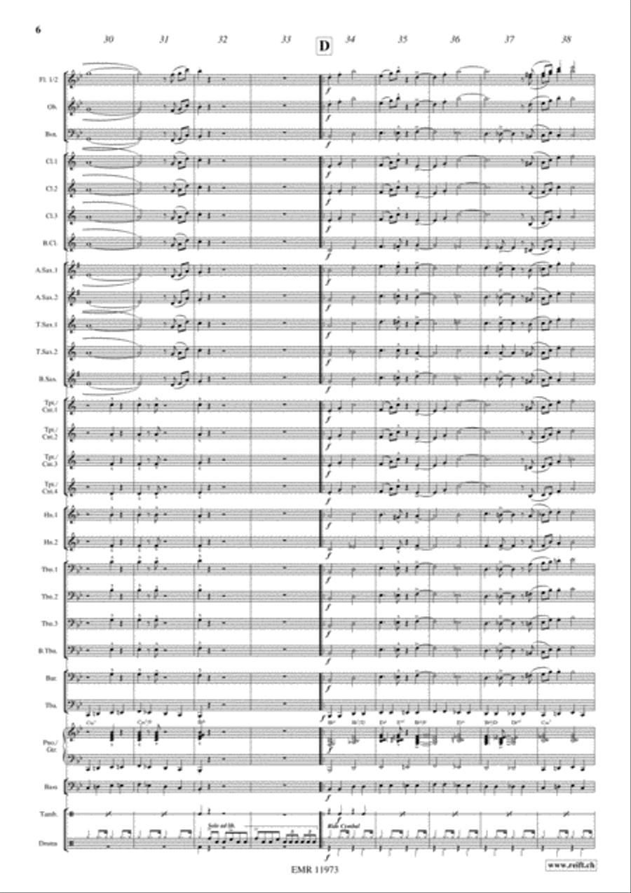 Jumpin' At The Woodside Jumpin' At The Woodside Concert Band scores gallery preview page 6