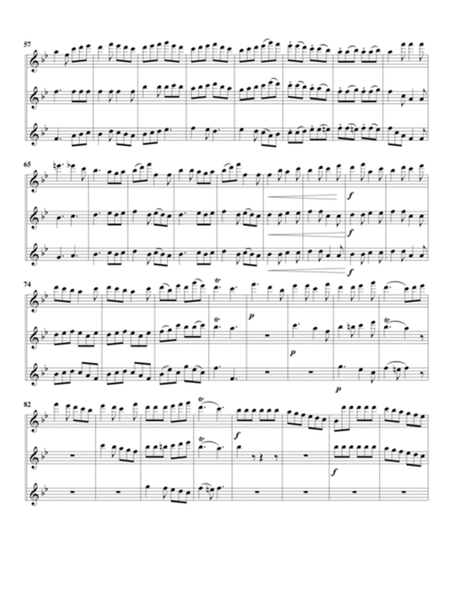 Trio, Op.83, no.6 (arrangement for 3 alto recorders)
