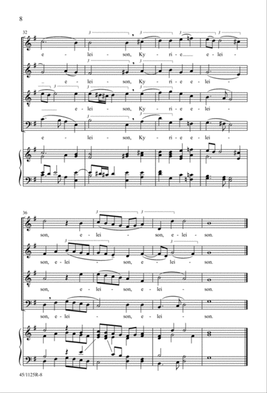 Missa super Dixit Maria Missa super Dixit Maria 4-Part scores gallery preview page 10