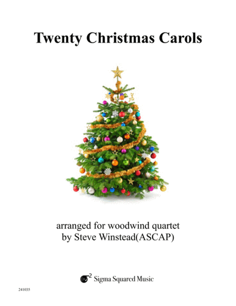 Twenty Christmas Carols for Woodwind Quartet image number null