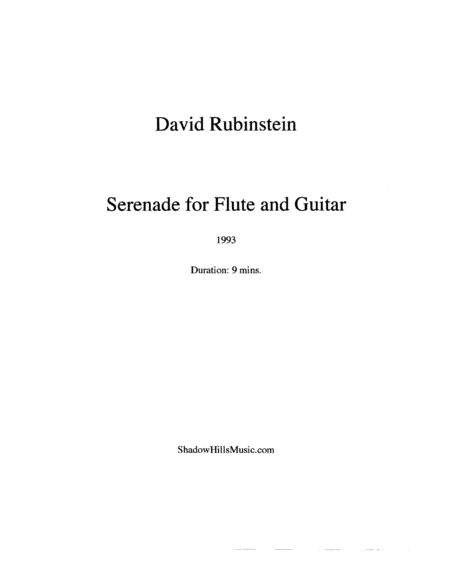 Serenade for Flute and Guitar image number null