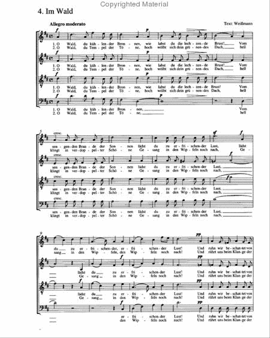 Vier Lieder (Heft 5)