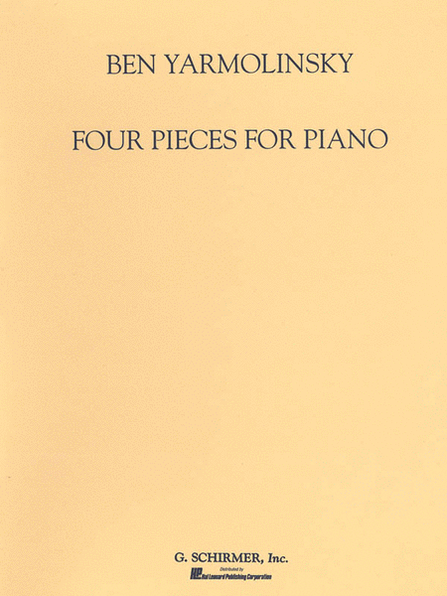 Four Pieces for Piano