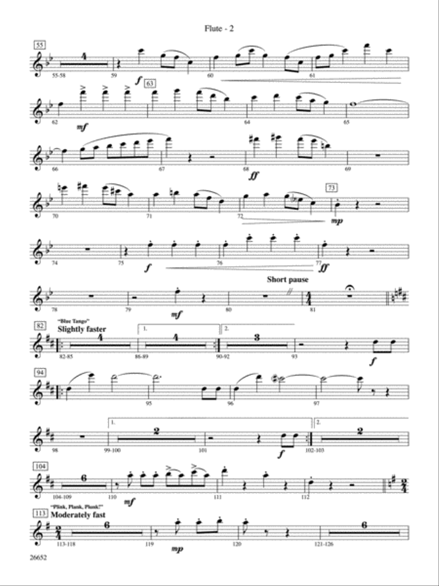 Leroy Anderson Favorites: Flute Full Orchestra scores gallery preview page 2