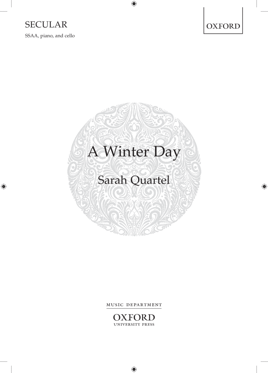 A Winter Day SSAA scores gallery preview page 1