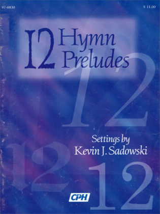 Book cover for Twelve Hymn Preludes