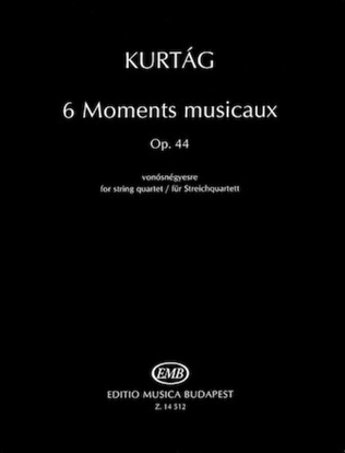 Book cover for 6 Moments musicaux, Op.44